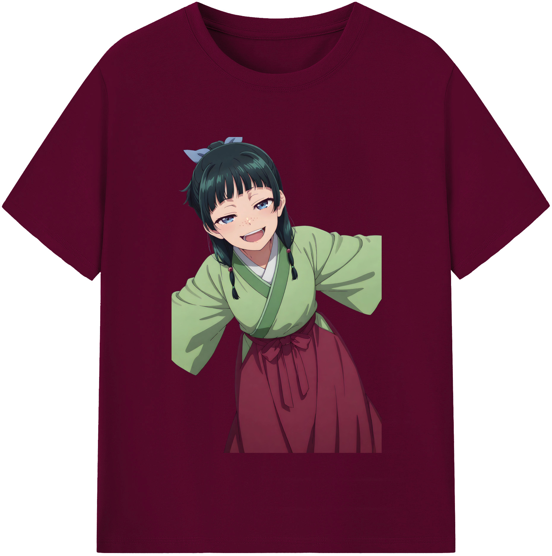 （画像用） 薬屋のひとりごと The Apothecary Diaries レディースカジュアルプリントTシャツ（綿100％）